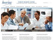 Tablet Screenshot of harleyhearingcentre.com